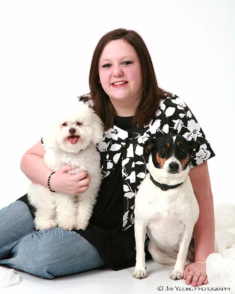 Williams, Stephanie1.JPG - 2007 - Stephanie with Kate & Sadie